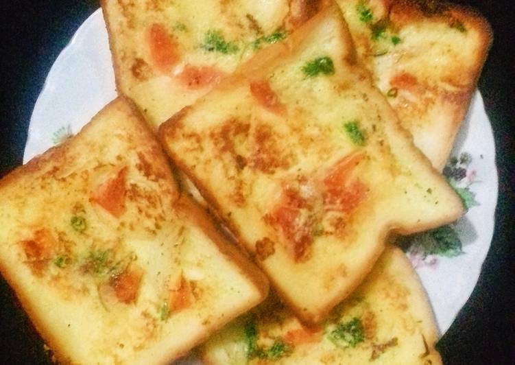 Spicy bread toast