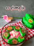 Es pisang ijo