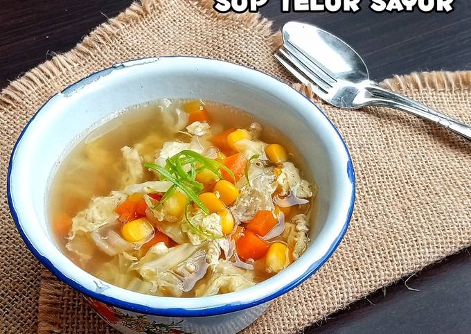 Resep Sup Telur Sayur Oleh Lia Ariani Cookpad