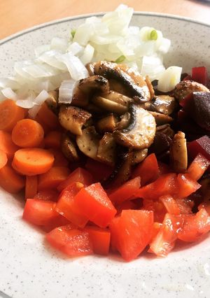 Una foto de Ensalada de remolacha