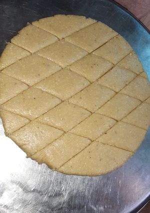 A picture of Kaju Katli (Indian Cashew Fudge).