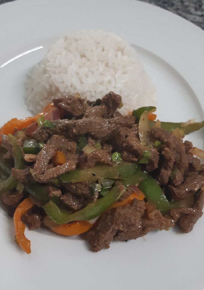Una foto de Bistec picado a lo panameño 🇵🇦