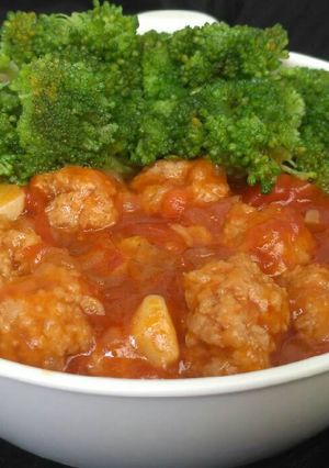 Foto resep Bola Bola Daging Saos Tomat (mpasi 1y+)