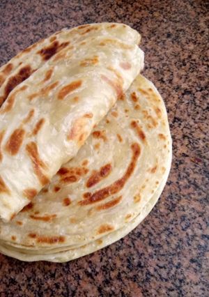 A picture of Soft chapats.