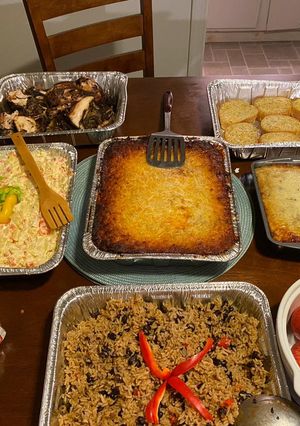 Una foto de Christmas dinner