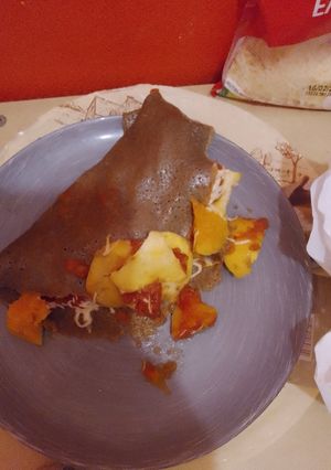 A picture of Butternut Squash and Turnip Galette.