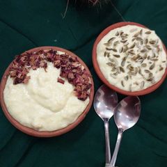 Samak phirni A picture of Samak phirni.