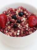 Granola de frutos rojos