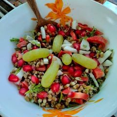 A picture of Sweet potato salad.
