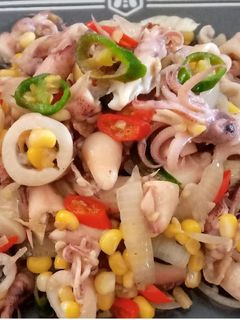 Foto resep Tumis cumi asin