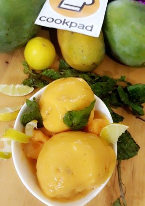 A picture of MANGO SORBET .