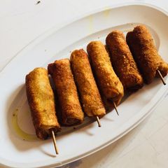 My yummy hotdog roll stick A picture of My yummy hotdog roll stick.
