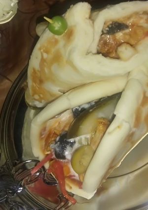 A picture of Chicken shawarma.