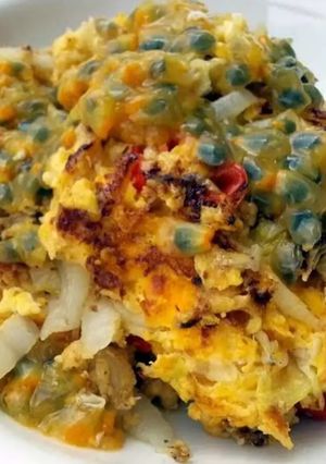 A picture of Cabbage Omelette.
