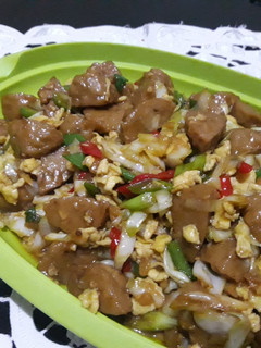 Foto resep Tumis Bakso telur Orak Arik