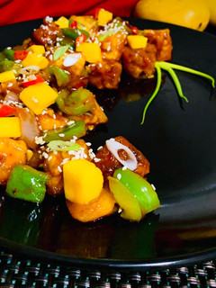 A picture of Mango Infused Chilli Paneer.