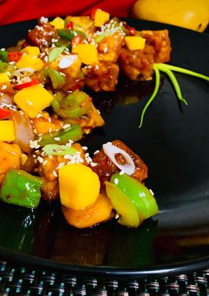 A picture of Mango Infused Chilli Paneer.