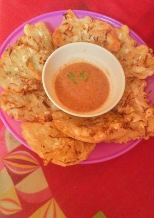 Foto resep Bala-bala bumbu kacang