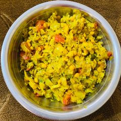 A picture of Cabbage With Chana Dal.