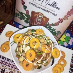 A picture of Mix plate chana chaat.