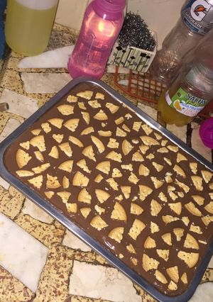 Una foto de Postre de chocolate con galletitas maría😍🍫