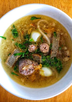 Hình của món Bánh canh lọc thập cẩm.