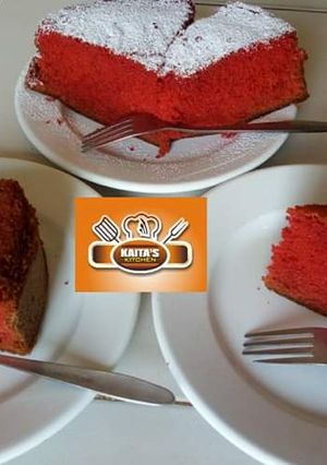 A picture of Red velvet cake.