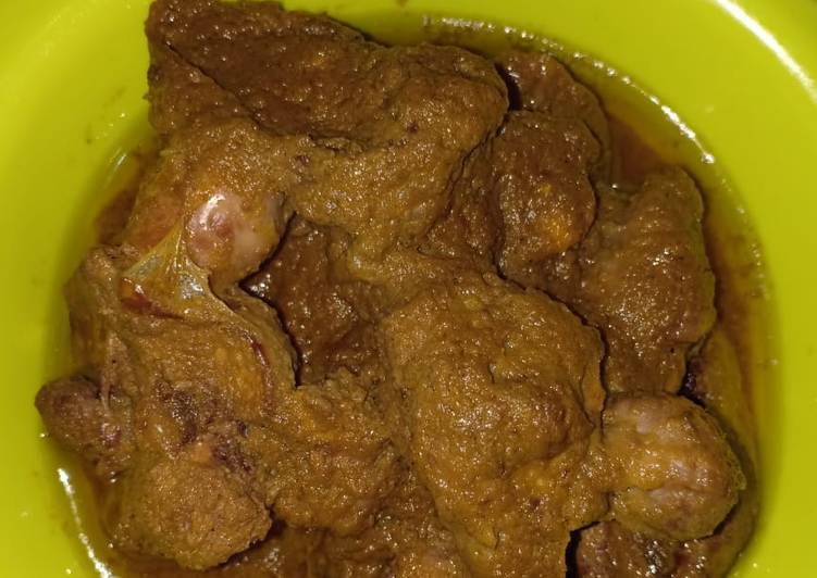 Ati ayam bumbu kuning