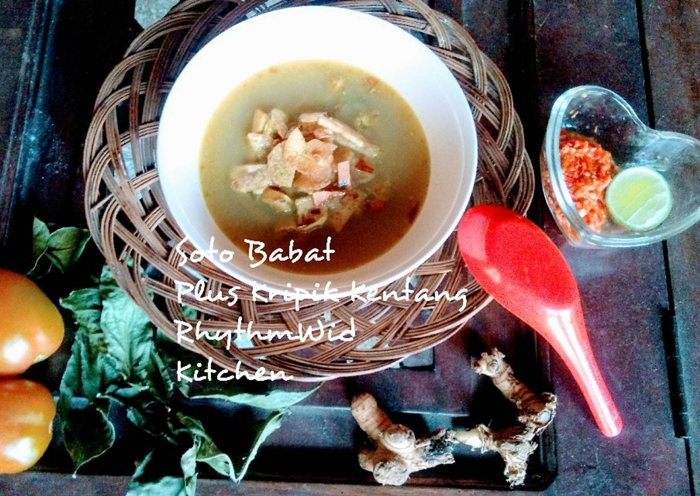 Soto Babat Plus Kripik Kentang