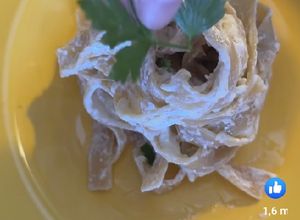 Foto de Massa tagliatelle com natas