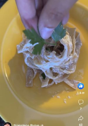 Foto de Massa tagliatelle com natas