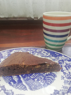 Una foto de Budín húmedo vegano