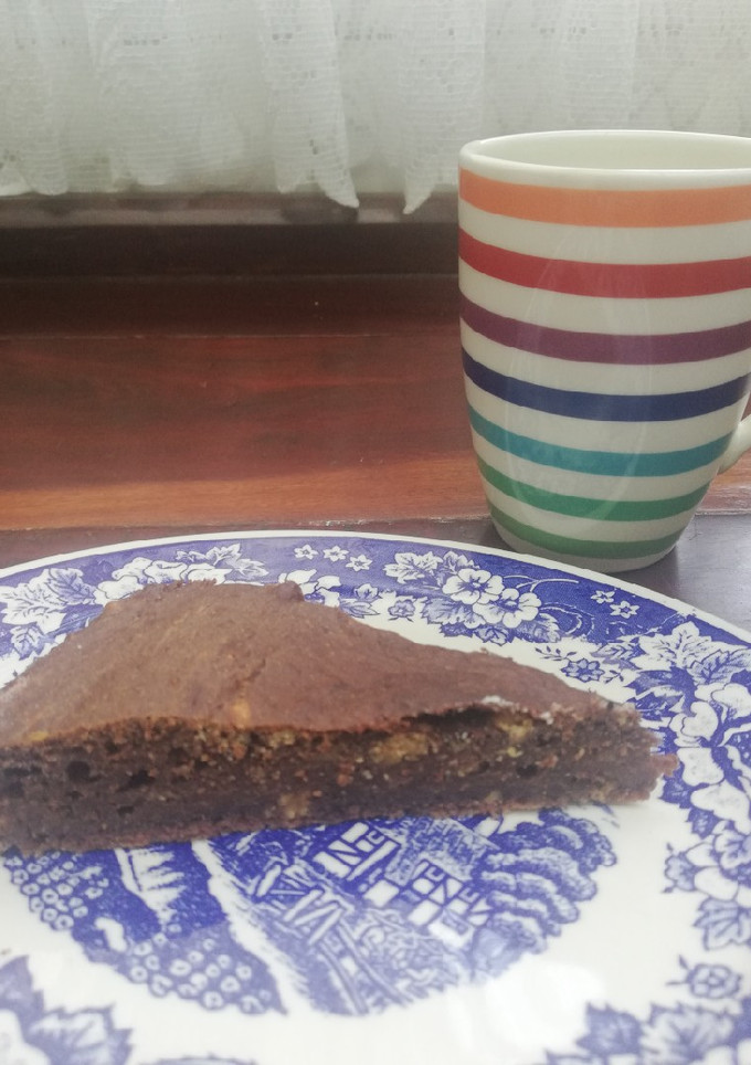 Una foto de Budín húmedo vegano