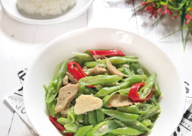 Resep Tumis buncis bakso Lezat