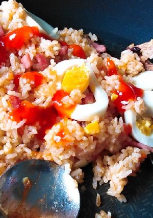 Hình của món Cơm chiên tỏi.