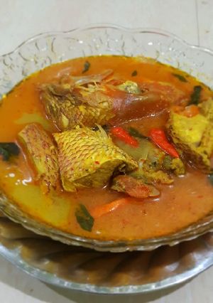 Foto resep Ikan kakap kuah kuning