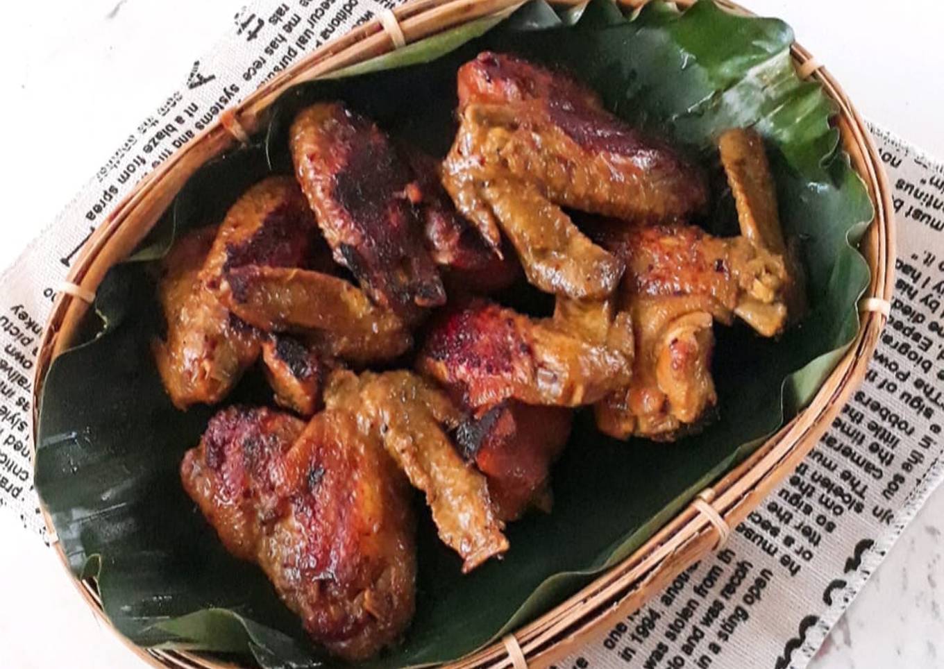 Sayap Ayam Panggang Ungkep Kecap