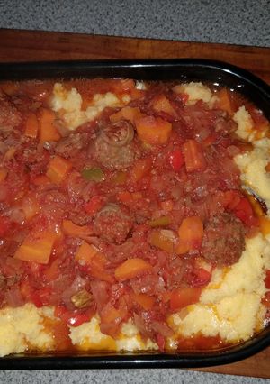 Foto principal de Polenta con chorizos