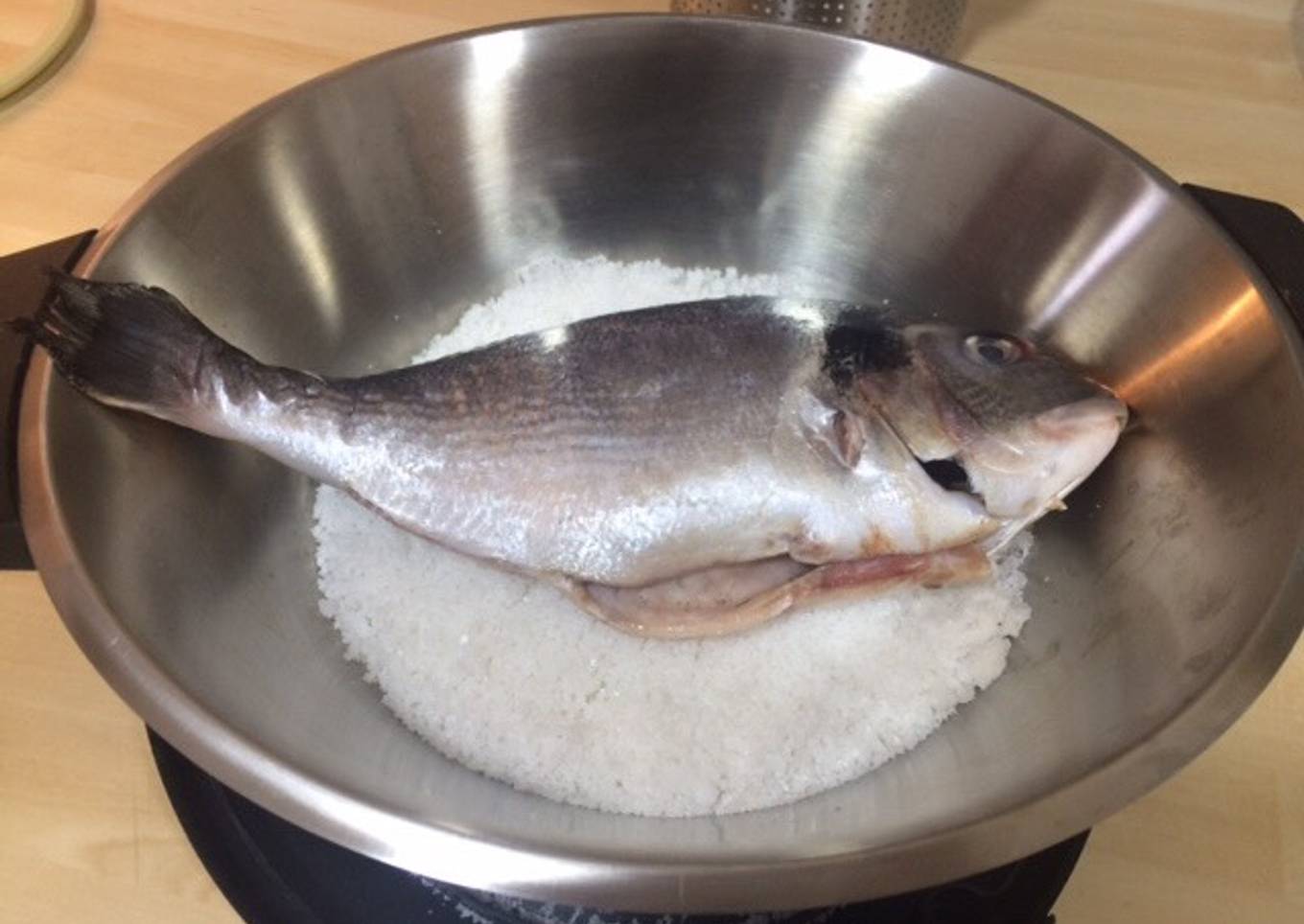 Dorada a la sal (MyCook o Thermomix)