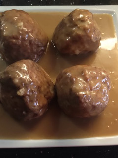 Una foto de Albondigón de cerdo al Jerez en salsa de Pedro Ximénez