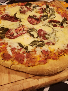 Una foto de Pizza rellena fácil