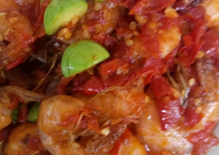 Resep Sambal goreng udang Anti Gagal