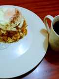 Revuelto de huevos con plátano #camino