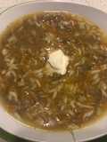 Sopa de carne con fideitos