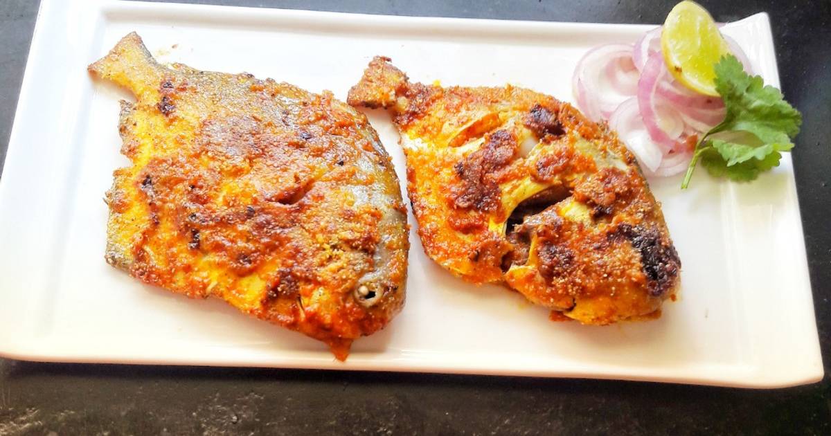 Rava Pomfret Fry Recipe by Debomita Chatterjee - Cookpad