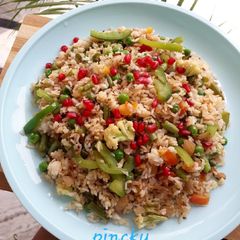 A picture of Veg fried rice.