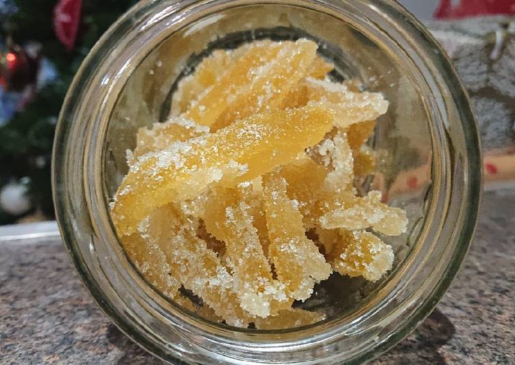 Recipe of Super Quick Homemade Candied Pamelo Rind