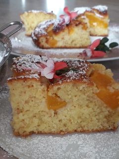 Foto di Torta soffice di pesche e ricotta 🍑