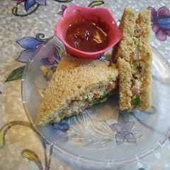 A picture of Dahi Veg Sandwich.