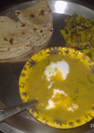 कूरथी की दाल आलू की भुजिया (kurthi ki dal aloo ki bhujiya recipe in Hindi) रेसिपी मुख्य फोटो